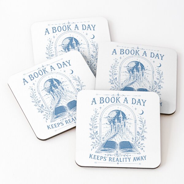 Item preview, A Book A Day Fantasy Reading Castle Quote designed and sold by RDGNR.