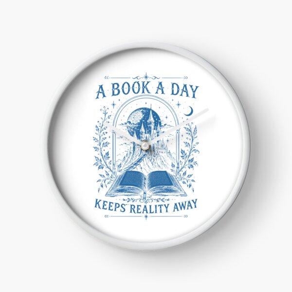 Item preview, A Book A Day Fantasy Reading Castle Quote designed and sold by RDGNR.