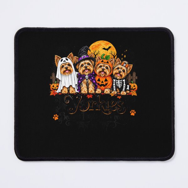 Item preview, Yorkies Because People Are Creepy Funny Halloween Dog designed and sold by Tomtomatos.