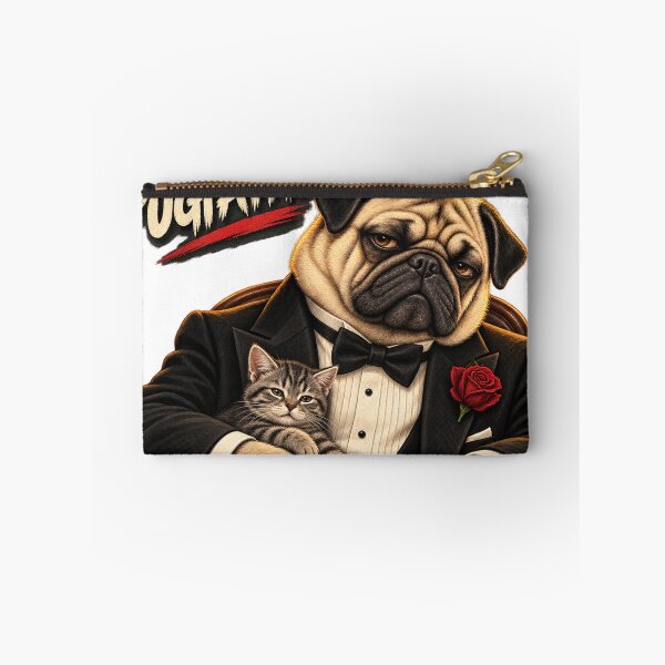 Item preview, The Pugfather Funny Mafia Pug designed and sold by ArtikaCreative.