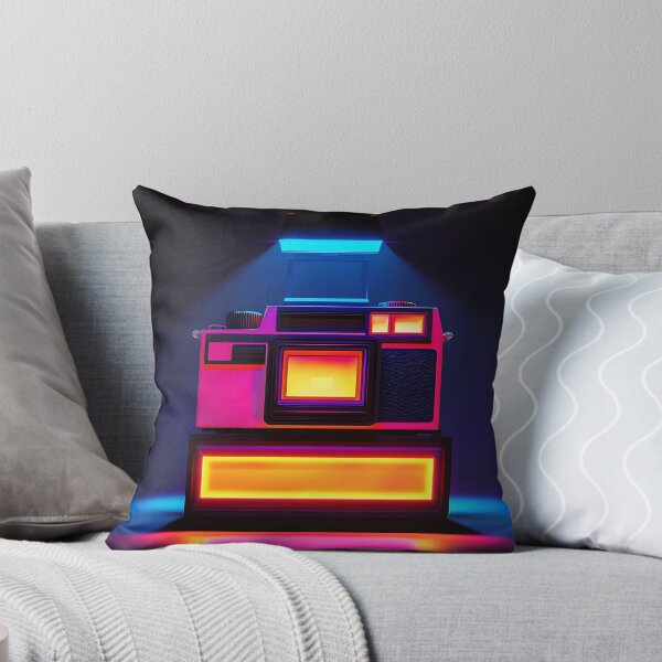 Item preview, Retro Polaroid Camera, 3d Render, Deep Black designed and sold by Checho30.