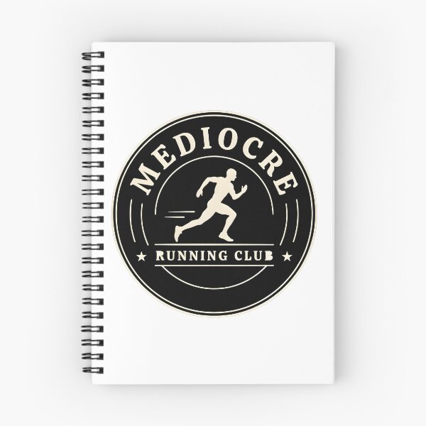 Item preview, Mediocre Running Club Funny Running Retro Runner designed and sold by Redgiant87x.