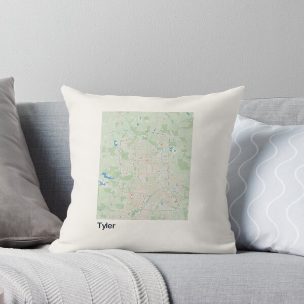 Item preview, Tyler Minimalistic Map Art designed and sold by MapsNerd.