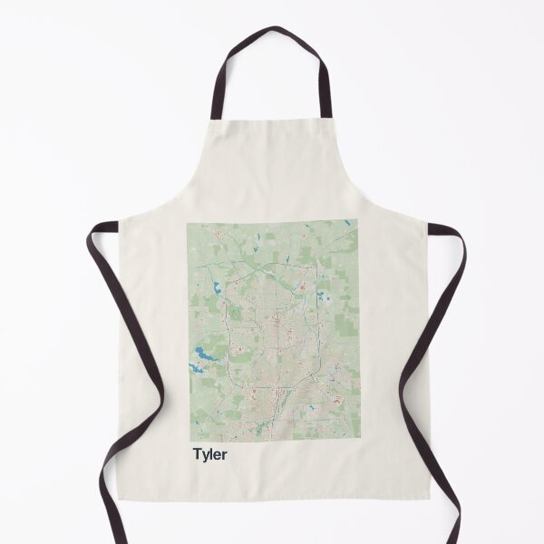 Item preview, Tyler Minimalistic Map Art designed and sold by MapsNerd.