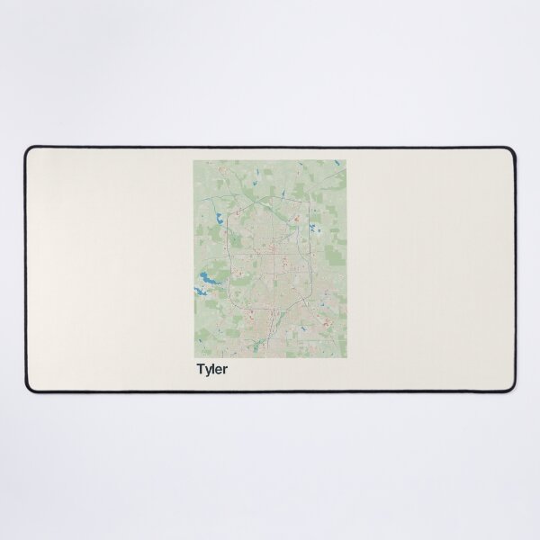 Item preview, Tyler Minimalistic Map Art designed and sold by MapsNerd.