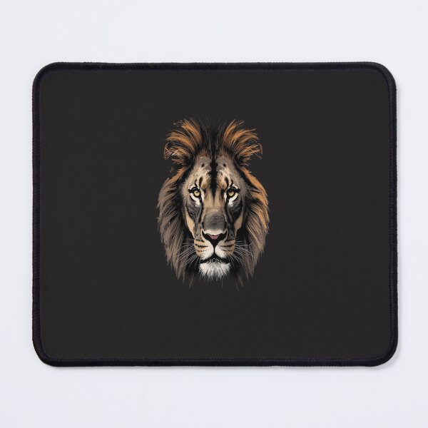 Item preview, The Functional Strength Nomad Intense Lion Portrait Golden Eyes Design designed and sold by Bennie Singh.
