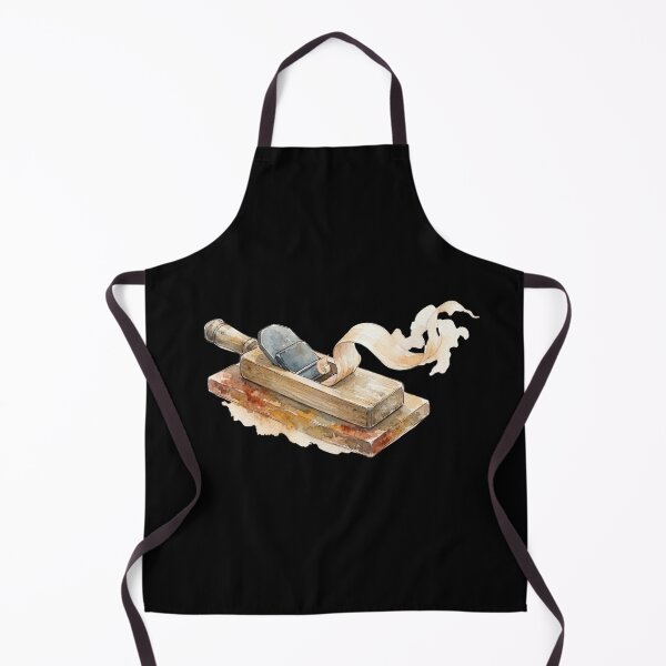 Item preview, Vintage Wood Planer Carpentry Watercolor Art Design designed and sold by bvdesignart.