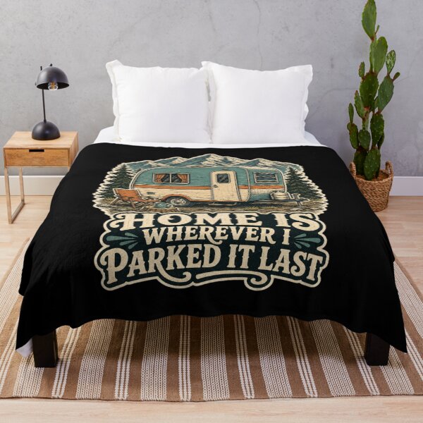 Item preview, Home Is Wherever I Parked It Last Shirt, Funny RV T-Shirt, Van Life Humor Tee, Funny Camper Gift Shirt, Vintage Travel Graphic designed and sold by TshirtsLabs.