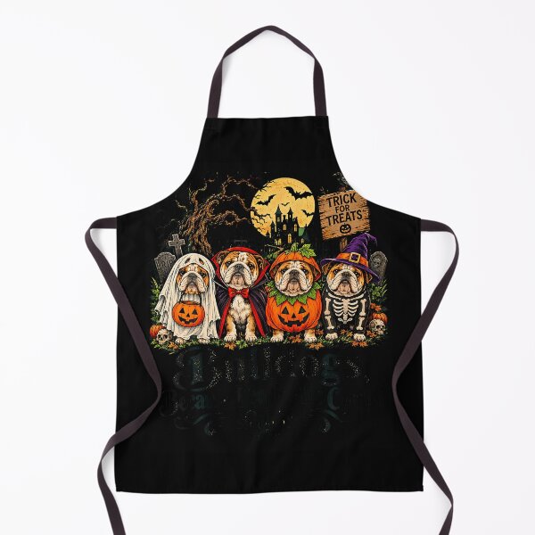Item preview, Bulldogs Because People Are Creepy Halloween Dog Fun designed and sold by Tomtomatos.