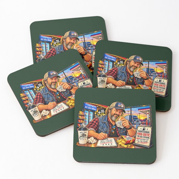 Item preview, Professional Gas Station Food Critic Trucker Gourmet Art designed and sold by NomadForge.