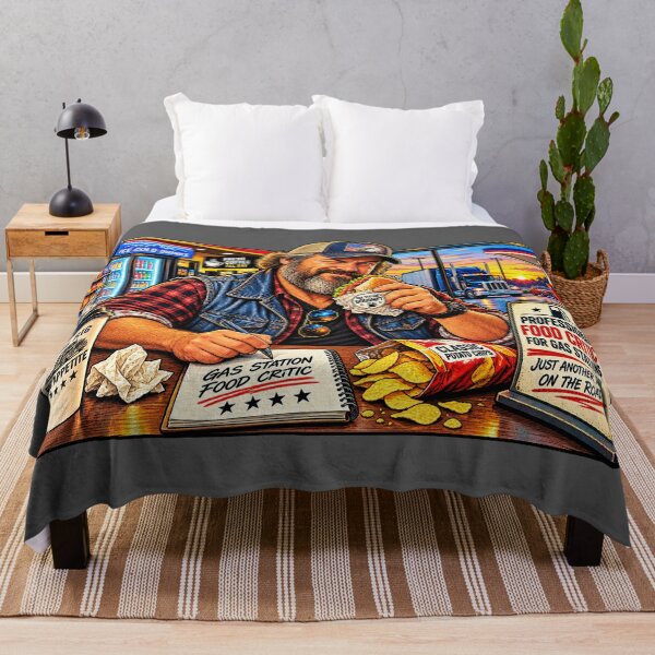 Item preview, Professional Gas Station Food Critic Trucker Gourmet Art designed and sold by NomadForge.