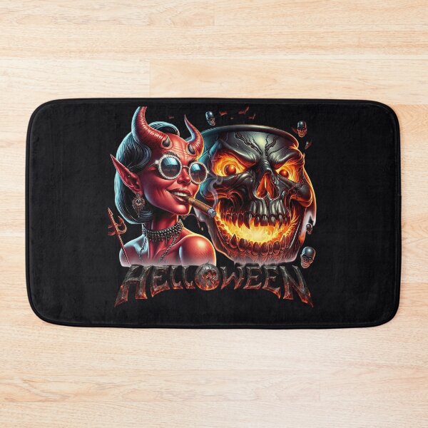 Item preview, Halloween She Devil Cigar Skull Cauldron designed and sold by Voodoo Store Paranormal Collections.