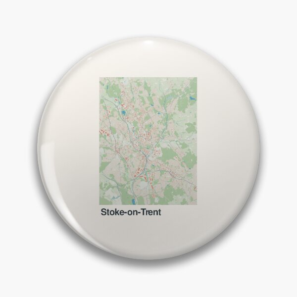 Item preview, Stoke-on-Trent Minimalistic Map Art designed and sold by MapsNerd.