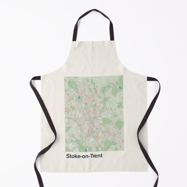 Item preview, Stoke-on-Trent Minimalistic Map Art designed and sold by MapsNerd.