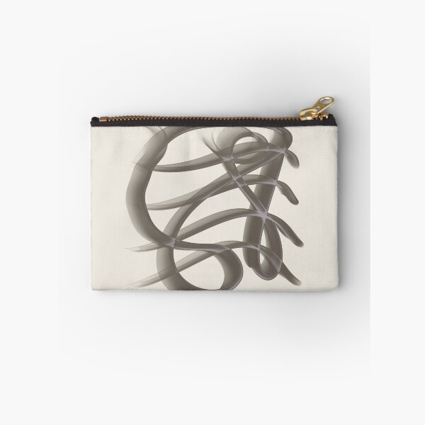 Item preview, Abstract Charcoal Wave Swirls on Oat Cream designed and sold by CaramelCo.