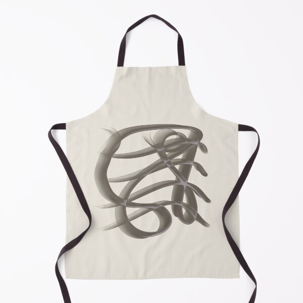 Item preview, Abstract Charcoal Wave Swirls on Oat Cream designed and sold by CaramelCo.