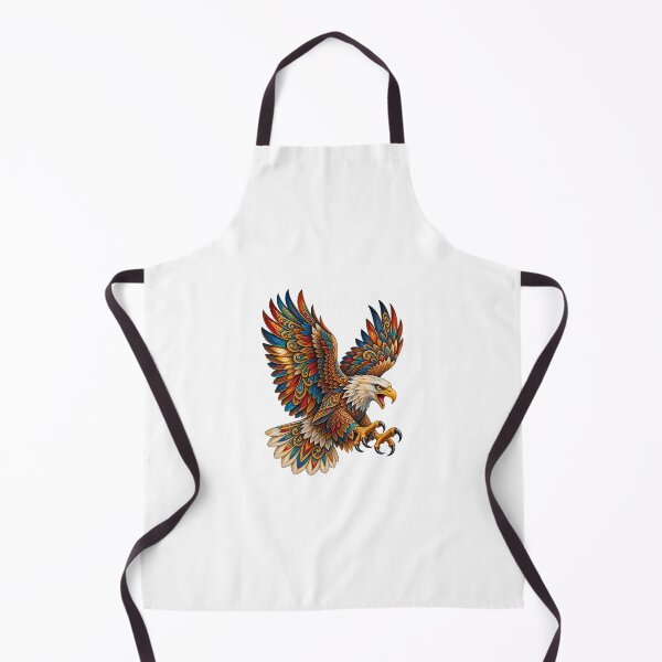 Item preview, Colorful Bohemian Bald Eagle – Ornamental Raptor Art designed and sold by PeanutGalSean.