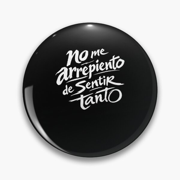 Item preview, No Me Arrepiento Spanish Quote Emotional Script Lettering designed and sold by thefirstbroo.