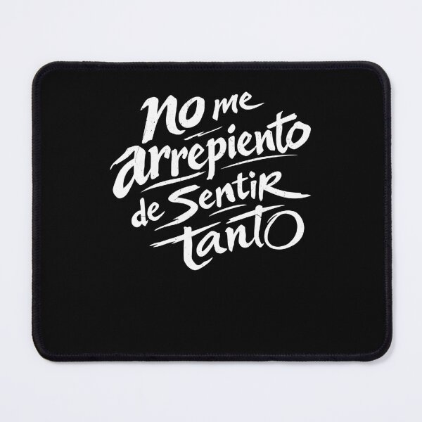 Item preview, No Me Arrepiento Spanish Quote Emotional Script Lettering designed and sold by thefirstbroo.