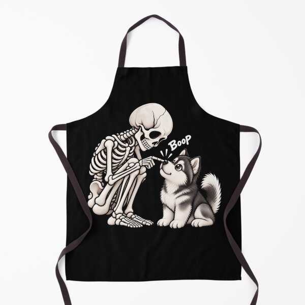 Item preview, Funny Skeleton Alaskan Malamute Dog Boop Halloween Design Mom Dad designed and sold by rafaeltto.
