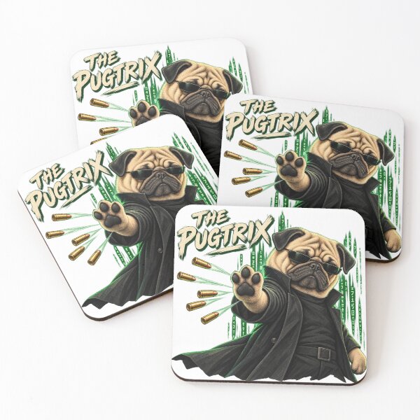 Item preview, The Pugtrix Cyber Pug designed and sold by ArtikaCreative.