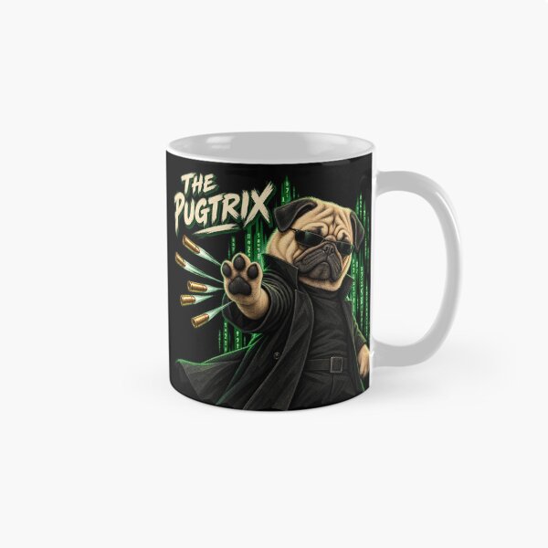 Item preview, The Pugtrix Cyber Pug designed and sold by ArtikaCreative.