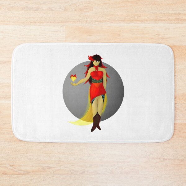 Item preview, Phoenix Rising from Fiery Flames Mythical Bird Illustration designed and sold by coldhorizon.