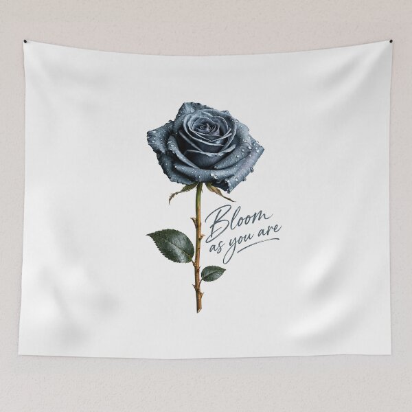 Item preview, Blue Rose Bloom As You Are designed and sold by cameleon style.