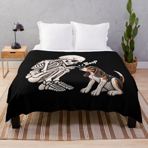 Item preview, Funny Skeleton American English Coonhound Dog Boop Halloween Design Mom Dad designed and sold by rafaeltto.