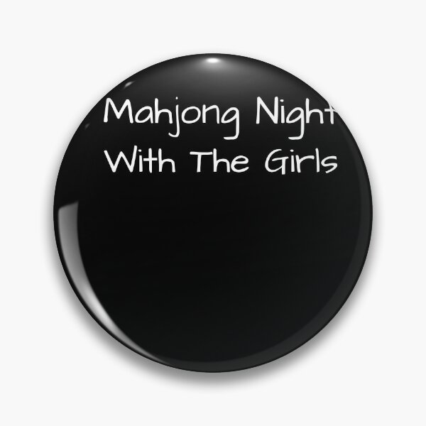 Item preview, Mahjong Night With The Girls Funny Game Night designed and sold by 198tees.