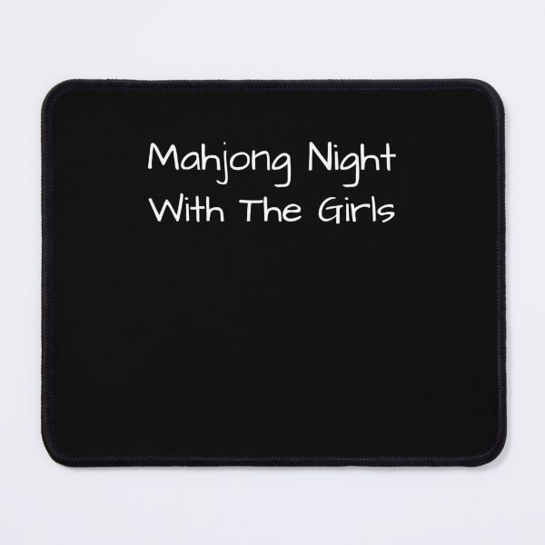 Item preview, Mahjong Night With The Girls Funny Game Night designed and sold by 198tees.