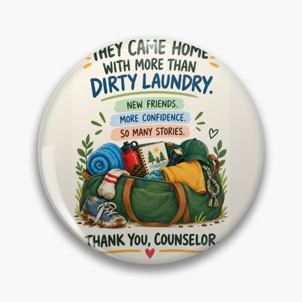 Item preview, Camp Counselor Thank You Card – More Than Dirty Laundry Summer Camp Appreciation designed and sold by astersgraphics.