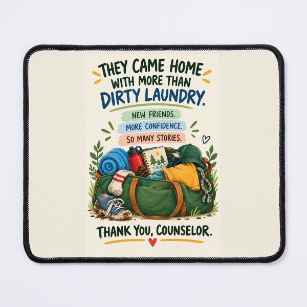 Item preview, Camp Counselor Thank You Card – More Than Dirty Laundry Summer Camp Appreciation designed and sold by astersgraphics.