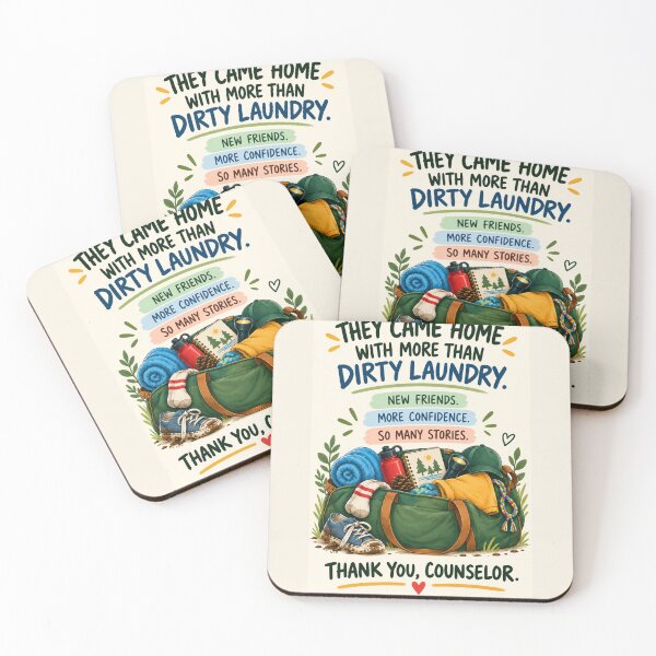 Item preview, Camp Counselor Thank You Card – More Than Dirty Laundry Summer Camp Appreciation designed and sold by astersgraphics.