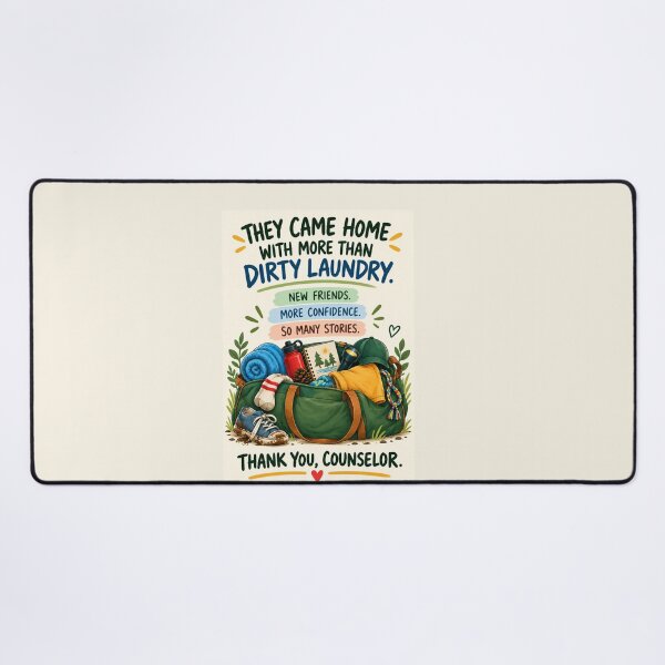 Item preview, Camp Counselor Thank You Card – More Than Dirty Laundry Summer Camp Appreciation designed and sold by astersgraphics.