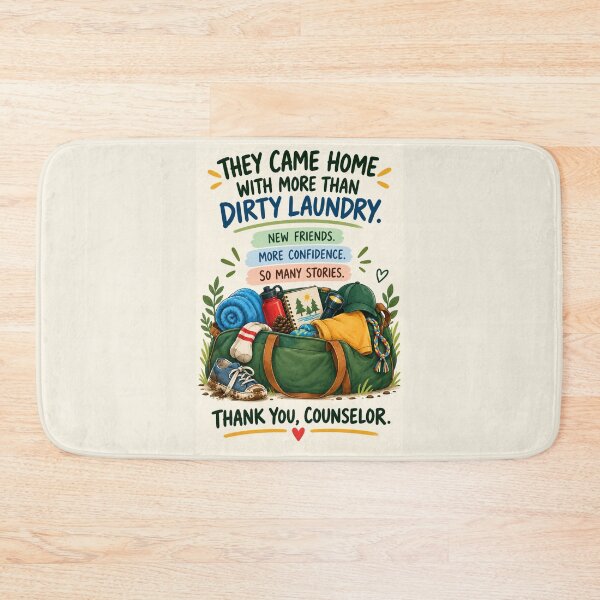 Item preview, Camp Counselor Thank You Card – More Than Dirty Laundry Summer Camp Appreciation designed and sold by astersgraphics.