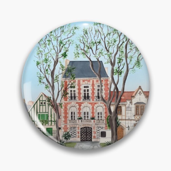 Item preview, Belgrano Buenos Aires Watercolor Print – Calle Melián Wall Art designed and sold by POSTERIOCREW.