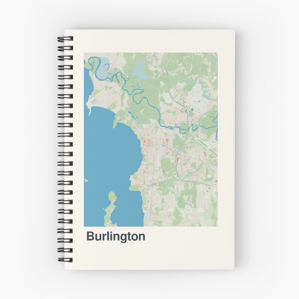 Item preview, Burlington Minimalistic Map Art designed and sold by MapsNerd.