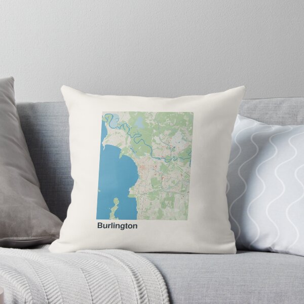 Item preview, Burlington Minimalistic Map Art designed and sold by MapsNerd.