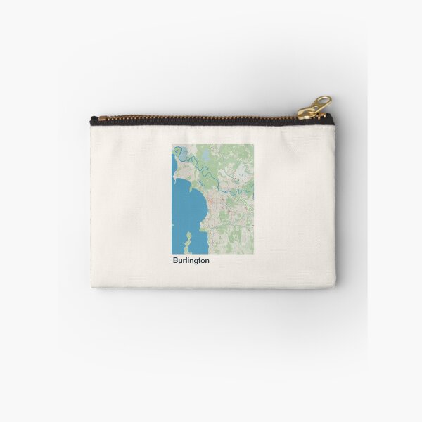 Artikelvorschau, Minimalistische Kartenkunst aus Burlington entworfen und verkauft von MapsNerd.