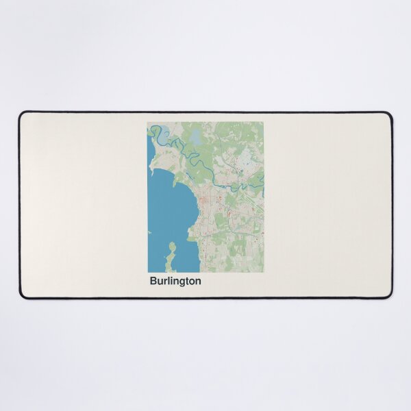 Item preview, Burlington Minimalistic Map Art designed and sold by MapsNerd.