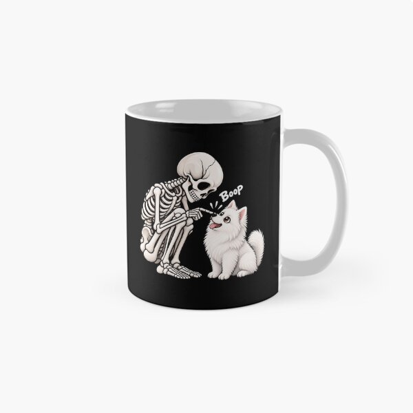 Item preview, Funny Skeleton American Eskimo Dog Boop Halloween Design Mom Dad designed and sold by rafaeltto.