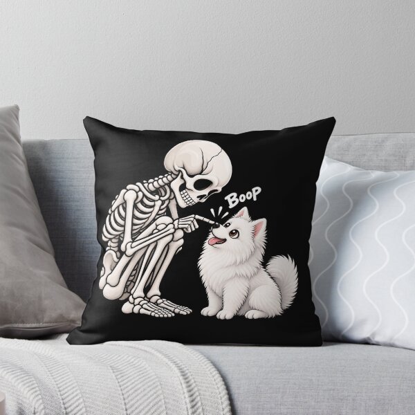 Item preview, Funny Skeleton American Eskimo Dog Boop Halloween Design Mom Dad designed and sold by rafaeltto.