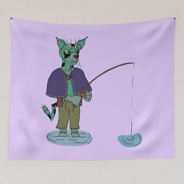 Item preview, Standing puddle angler designed and sold by Crobanaba.