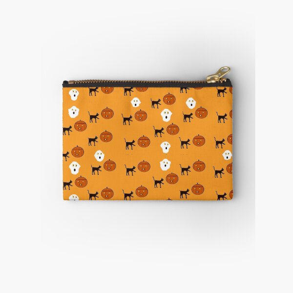Item preview, Halloween Pattern with Cats and Pumpkins designed and sold by Elaine M Hayward .
