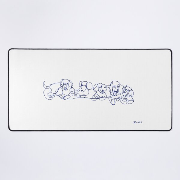 Item preview, Five dachshund together designed and sold by zatiak.