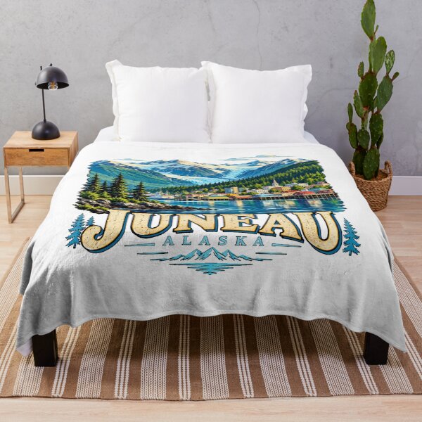 Item preview, Vintage Juneau Alaska Travel Souvenir Landmark Gift designed and sold by MichaeIRellov.
