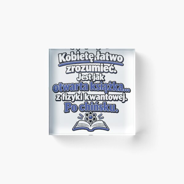 Item preview, Kobieta jak otwarta książka z fizyki kwantowej designed and sold by PRINTIONAL.