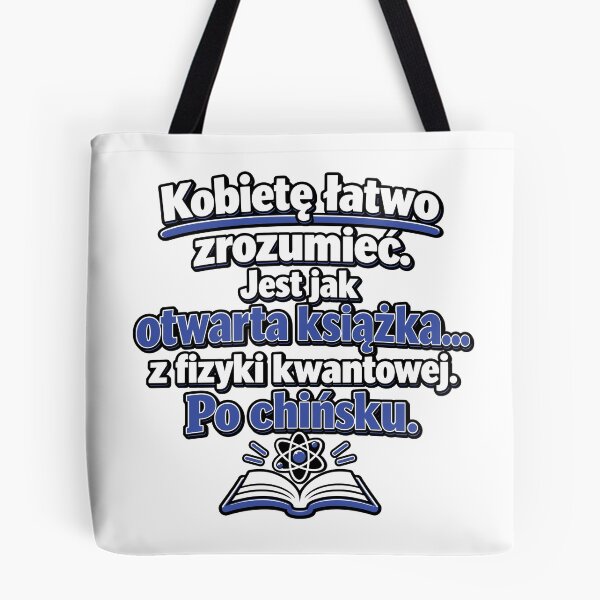 Item preview, Kobieta jak otwarta książka z fizyki kwantowej designed and sold by PRINTIONAL.