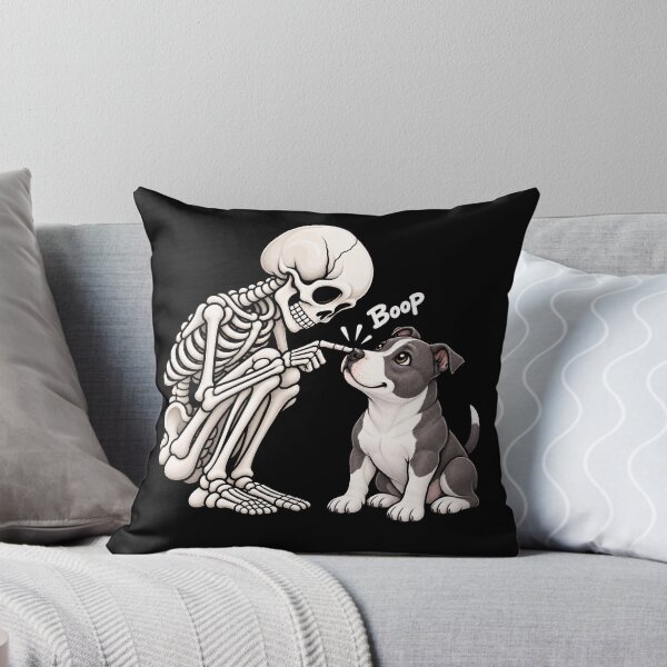 Item preview, Funny Skeleton American Staffordshire Terrier Dog Boop Halloween Design Mom Dad designed and sold by rafaeltto.